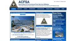 Desktop Screenshot of acfsa.org